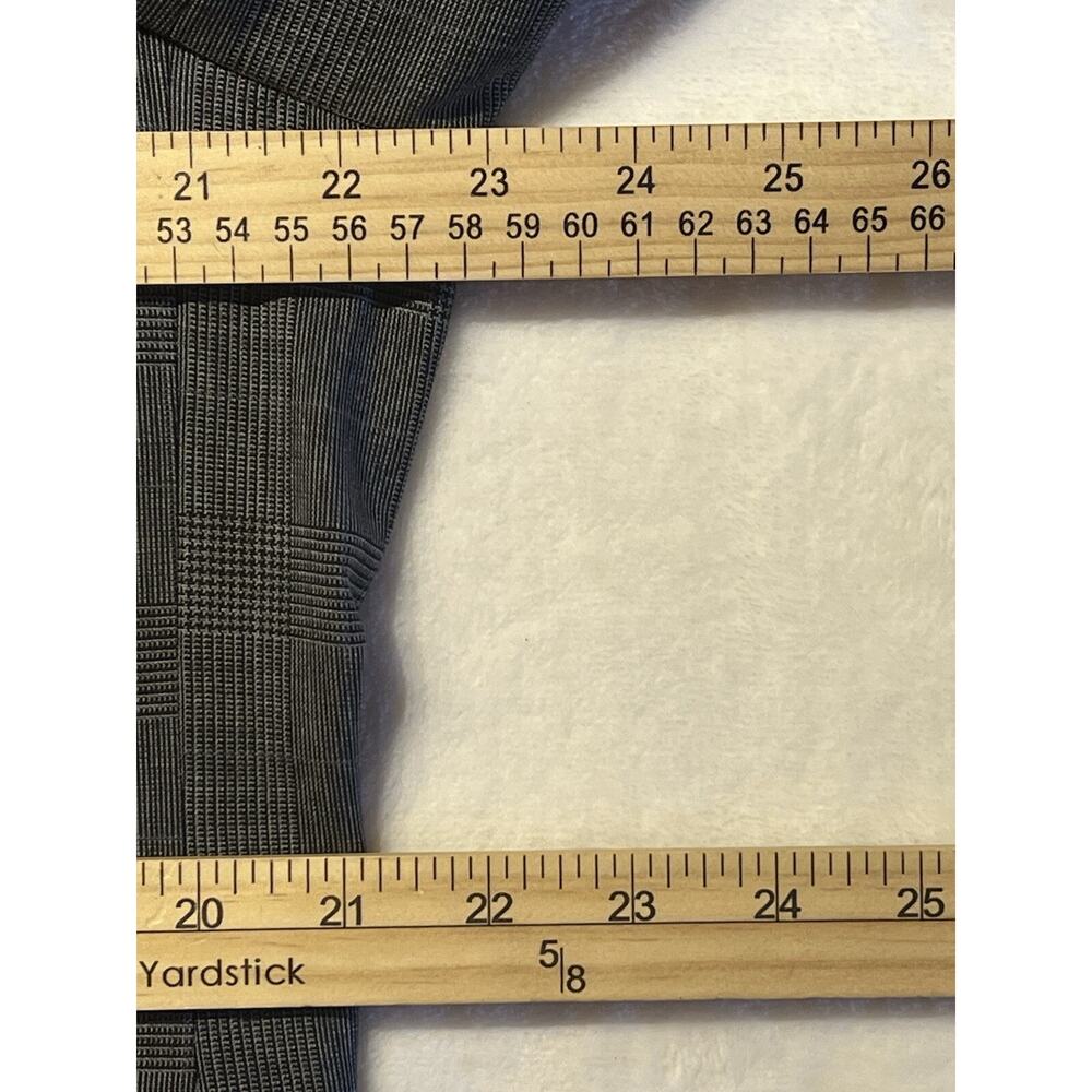 Brooks Brothers Brooksease 43R 38x28 Gray Blue Glen Plaid Suit Short Arms - Picture 11 of 16